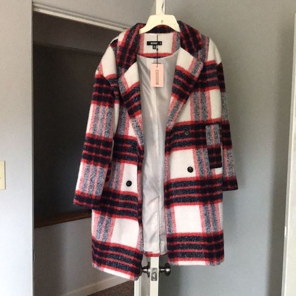 White check brushed formal coat - Picture 4 of 5